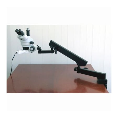 United Scope Llc. AmScope SM-6TZ-FRL-8M 3.5X-90X Articulating Zoom Microscope with Fluorescent Light & 8MP Camera SM-6TZ-FRL-8M